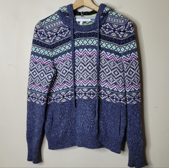 Victorias Secret Hoodie Sweater Pockets Cozy Pastel 100% Cotton Size Small - Picture 3 of 10